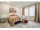 Serene bedroom with neutral tones, soft lighting, and modern furnishings at 6950 Hidden Cove Ct, Castle Pines, CO 80108