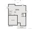 Lower level floorplan featuring an unfinished basement, utility, and unexcavated areas at 1300 Loraine N Cir, Lafayette, CO 80026