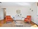 Bright living room features hardwood floors, stylish seating, and decorative accents at 525 Jackson St # 303, Denver, CO 80206