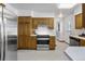 Bright kitchen with stainless steel oven and plenty of cabinet space at 2501 E Arkansas Ave, Denver, CO 80210