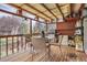 Cozy covered deck with outdoor furniture and barbecue grill, perfect for outdoor dining at 2780 S Oakland W Cir, Aurora, CO 80014