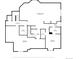 Basement floor plan featuring a recreation room, bedroom, bathroom, and hall with clearly marked dimensions at 50 S Eudora St, Denver, CO 80246