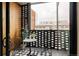 Cozy balcony featuring stylish furniture, decor, and an open-air atmosphere at 3233 Tejon St # 103, Denver, CO 80211