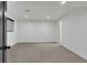 A well-lit bedroom with soft carpet, recessed lighting, and neutral tones, offering a serene and inviting space at 2800 S University Blvd # 170, Denver, CO 80210