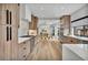 Bright kitchen boasts stainless steel appliances, wood cabinets and eat in breakfast area at 2800 S University Blvd # 170, Denver, CO 80210