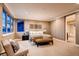 Spacious Primary bedroom with large windows and sitting area at 370 S Glencoe St, Denver, CO 80246