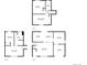 Detailed floorplan showcasing the layout of the upper level, including bedrooms and bathroom at 14595 Robins Dr, Denver, CO 80239