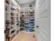 Walk-in pantry with floor-to-ceiling shelving, providing ample storage space at 7125 Skygazer St, Castle Pines, CO 80108
