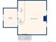 Third floor plan displaying a room and hall layout, with dimensions and an open space at 31551 Black Widow Dr, Conifer, CO 80433