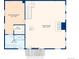 Second floor plan showcasing the primary bedroom, bathroom, walk-in closet, and Gathering room layout at 31551 Black Widow Dr, Conifer, CO 80433
