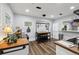 Well-lit kitchen area with butcher block countertops and stainless steel appliances at 31551 Black Widow Dr, Conifer, CO 80433