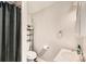 Clean basement bathroom with shower and vanity at 1475 S Quebec Way # H38, Denver, CO 80231