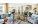 Inviting living room and kitchen area with natural light, modern furnishings, and an open floor plan at 3341 N Buchanan Way, Aurora, CO 80019