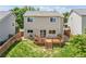 Spacious backyard featuring a wood deck perfect for outdoor gatherings and relaxation at 19463 E Hollow Creek Dr, Parker, CO 80134