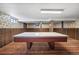 Spacious basement area featuring a pool table and unique wallpaper at 4653 Kirkwood St, Boulder, CO 80301