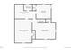 Floor plan showing finished basement with living area, laundry and bathroom at 1600 Olive St, Denver, CO 80220