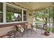 Inviting covered porch with comfortable seating, perfect for relaxing and enjoying the neighborhood views at 1600 Olive St, Denver, CO 80220