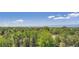 Lush treetop aerial view under blue sky with distant mountain range at 1900 E Girard Pl # 908, Englewood, CO 80113