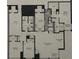 Detailed floor plan featuring a study, kitchen, living room, dining area, two bedrooms, and Primary bedroom with enclosed balconies at 1900 E Girard Pl # 908, Englewood, CO 80113