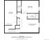 Floor plan showcasing a recreation room, bedroom, bath, and a storage area at 3476 Beeler Ct, Denver, CO 80238