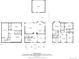 Floor plans for three floors displaying overall layout and spaces at 3476 Beeler Ct, Denver, CO 80238