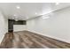 Spacious finished basement with recessed lights, flooring, and closet at 8641 Lowell Blvd, Westminster, CO 80031