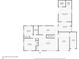 Open floor plan featuring a large primary bedroom, kitchen, living room, and two-car garage at 8641 Lowell Blvd, Westminster, CO 80031