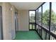 Enclosed patio features large windows offering plenty of natural light and views of the outdoors at 14152 E Linvale Pl # 311, Aurora, CO 80014
