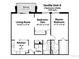 Detailed floor plan showing layout of living room, kitchen, bedrooms, den, Primary bedroom, utility and balcony at 13992 E Marina Dr # 109, Aurora, CO 80014
