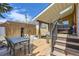 Spacious backyard patio with outdoor dining and seating, perfect for entertaining and relaxation at 1559 Elm St, Denver, CO 80220
