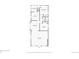 A detailed floor plan of the home's first floor showcasing the layout and room dimensions at 1559 Elm St, Denver, CO 80220
