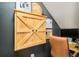 Creative home office nook with a wall cabinet for tidy organization and storage at 150 S Harrison St # 106, Denver, CO 80209