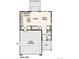A detailed main level floor plan featuring an open layout, kitchen, dining, garage, and great room at 19039 E 94Th Pl, Commerce City, CO 80022