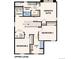 An upper level floor plan featuring bedrooms, bathrooms, laundry, and an owner's suite at 19039 E 94Th Pl, Commerce City, CO 80022