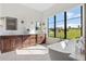 Bright bathroom features a soaking tub and a dual sink vanity at 2442 Fox View Trl, Franktown, CO 80116