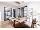 Bright office with natural light and sliding doors to outdoor area at 2442 Fox View Trl, Franktown, CO 80116