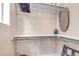 Walk in closet with shelving, hanging rods, and an ironing board at 3219 W 19Th Ave # 3, Denver, CO 80204