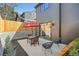Outdoor patio with a retaining wall, table and chairs, and room to relax or entertain outdoors at 3649 W 21St Ave, Denver, CO 80211