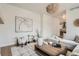 Spacious living room features modern décor, neutral color palette, and an open concept design at 3649 W 21St Ave, Denver, CO 80211