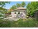 View of the backyard and detached garage at 422 Atwood St, Longmont, CO 80501