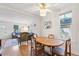 Bright dining room with hardwood floors and lots of natural light at 422 Atwood St, Longmont, CO 80501