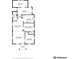 Detailed floor plan showcasing the layout of the bedrooms, kitchen, dining and living areas in the home at 422 Atwood St, Longmont, CO 80501