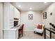 Bright office with custom built-ins, ample storage, and a comfortable seating area at 3131 E Alameda Ave # 1107, Denver, CO 80209