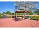 Inviting outdoor patio featuring a shaded gazebo and comfortable seating area at 3131 E Alameda Ave # 1107, Denver, CO 80209