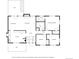 Detailed floor plan of the main level showcasing the kitchen, living room, and bedrooms at 7065 S Willow St, Centennial, CO 80112