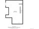 Basement floor plan showing dimensions of 23'2