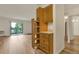 Built-in pantry features pull-out shelves and drawers, enhancing storage and organization at 13606 E Bates Ave # 304, Aurora, CO 80014
