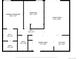 Detailed floorplan with labelled rooms, dimensions, and layout of the home at 2281 Vaughn # 104A, Aurora, CO 80014