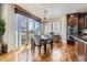 Cozy dining area with large windows and natural light at 22475 E Hidden Trail Dr, Parker, CO 80138