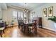 Formal dining room with hardwood floors and classic decor at 22475 E Hidden Trail Dr, Parker, CO 80138